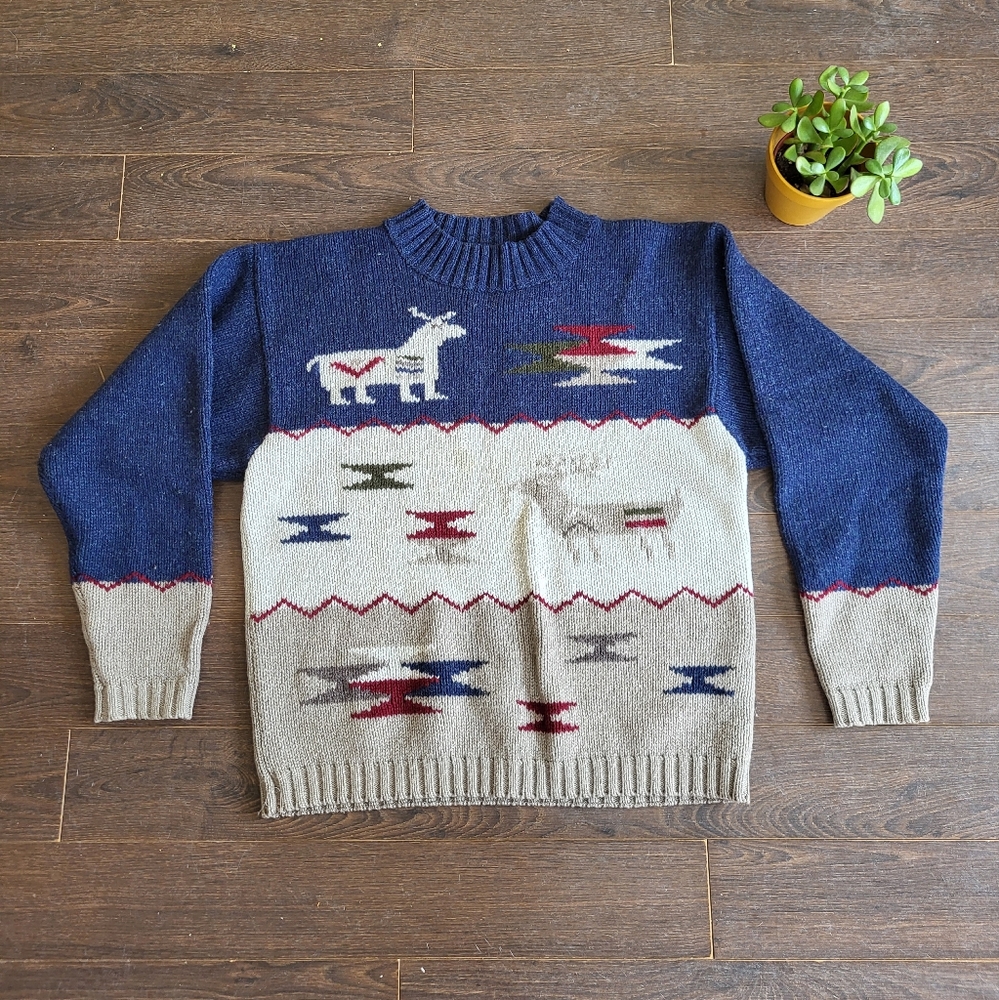 100% Shetland Wool Sweater